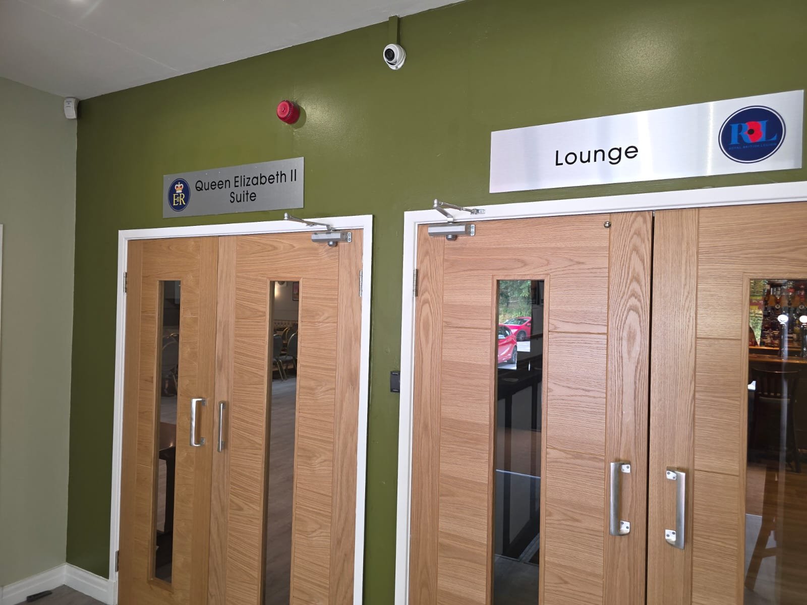 Entrance to the Queen Elizabeth II Suite and Lounge